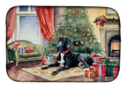 Great Dane Cozy Christmas Dish Drying Mat
