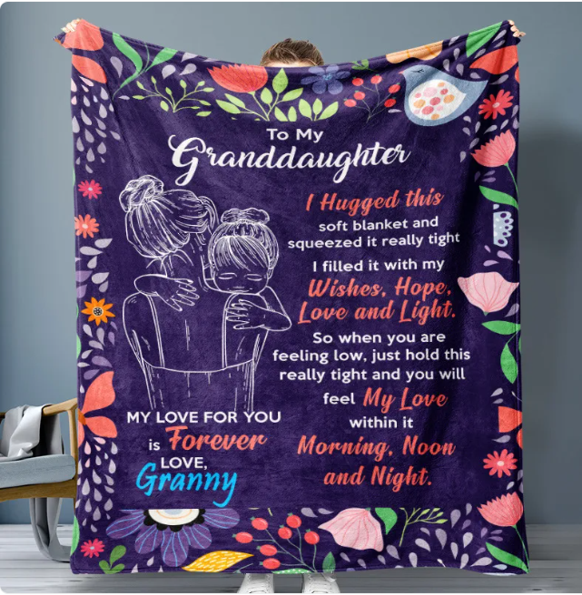 3D Printed Flannel Throw Blanket