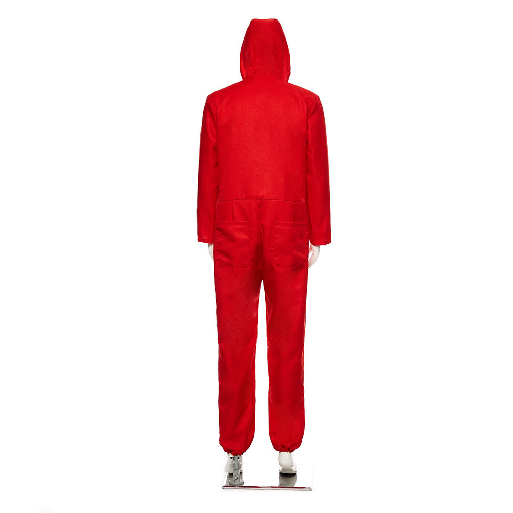 Halloween Cosplay Costume - Dali Red Bodysuit