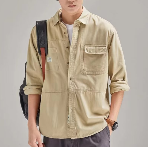 Men's American Vintage Work Shirt Jacket (One Piece)