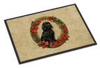 Cocker Spaniel Christmas Flowers Doormat