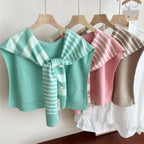 Knitted Women’s Wrap Scarf for Spring and Fall