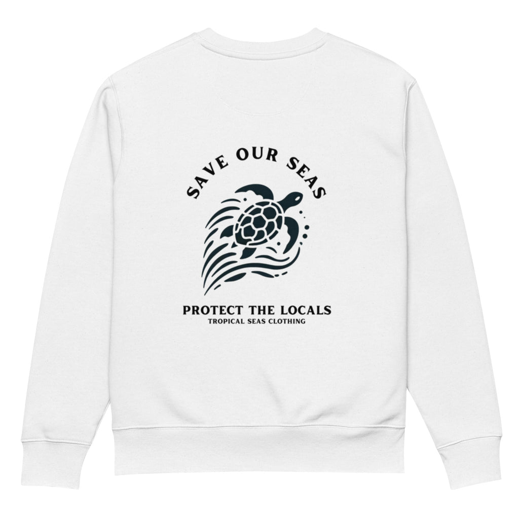 Save Our Seas Eco Sea Turtle Sweatshirt – 100% Organic Cotton Unisex Sweatshirt | Streetwear