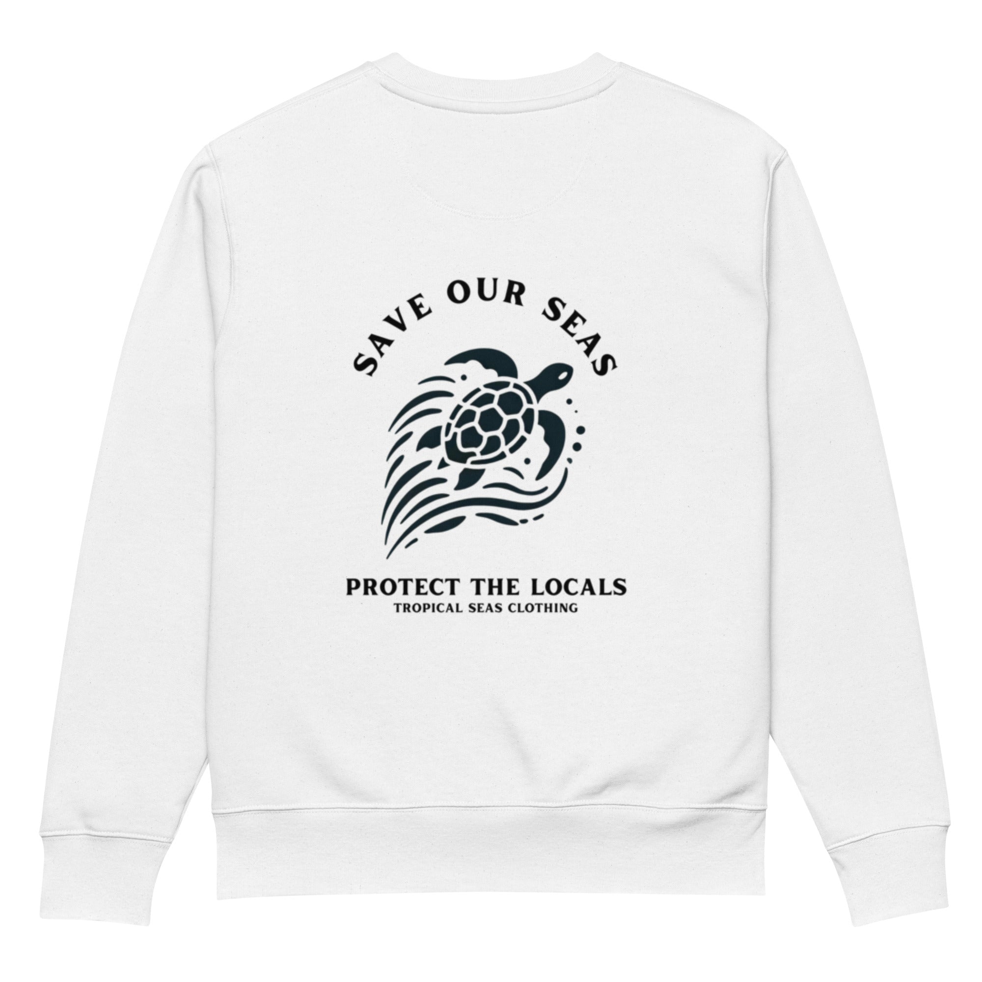 Save Our Seas Eco Sea Turtle Sweatshirt – 100% Organic Cotton Unisex Sweatshirt | Streetwear