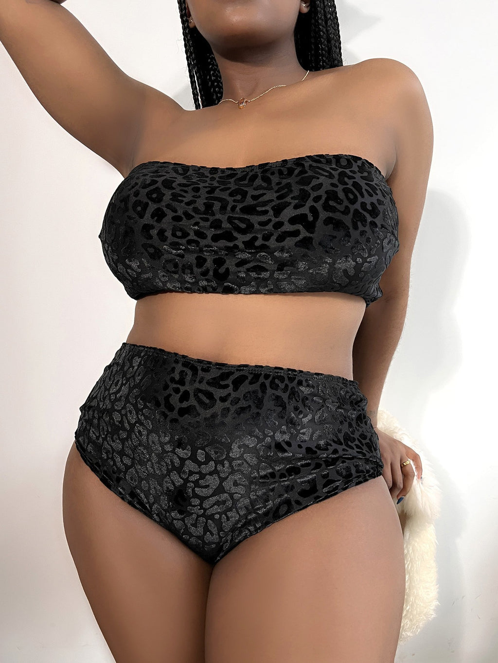 2023 Plus Size High Waist Bikini Set for Women