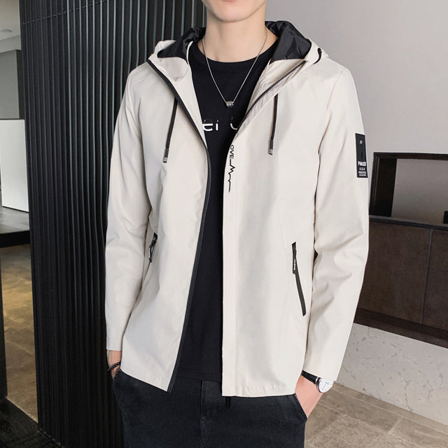 Men's Casual Jacket - Trendy Korean Style M-5XL