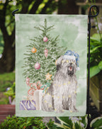 Briard #2 Christmas Presents and Tree Garden Flag