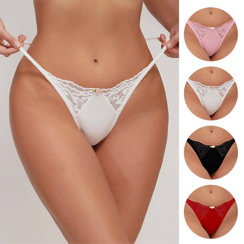 Comfortable Lace Thong for Women - Seamless Design