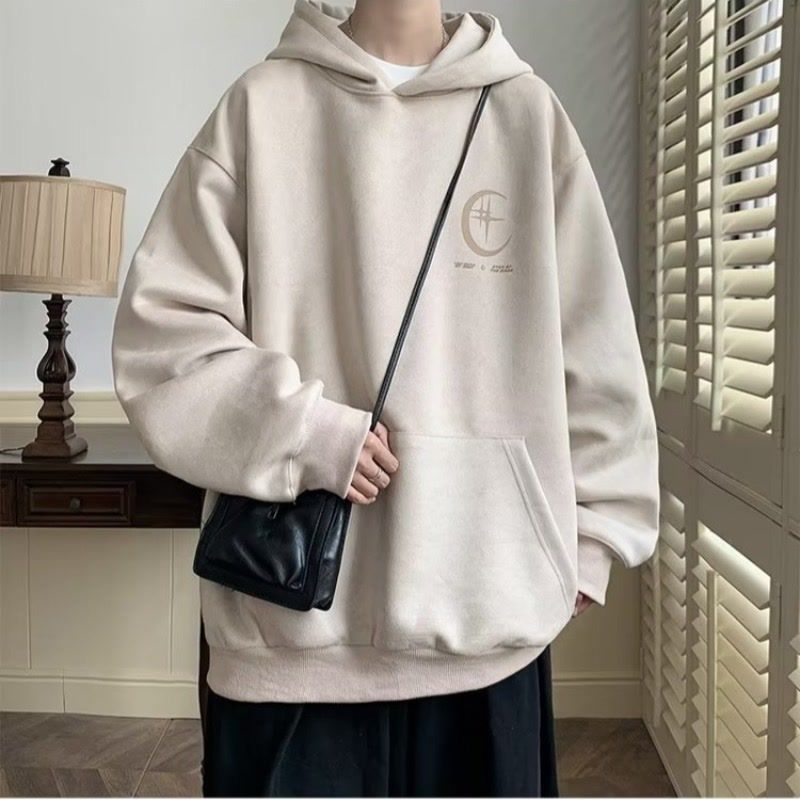 Men's Suede Hoodie - 2023 Fall Vintage Casual Wear | Streetwear