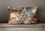 Chihuahua Christmas Throw Pillow