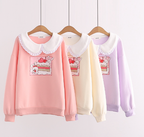 Casual Print Pocket Fleece Sweatshirt (New Fashion) | Streetwear