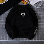 Letter Crew Neck Long Sleeve Sweatshirt | Streetwear