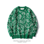 Chao Brand Full Print Couple Sweater - Korean Style
