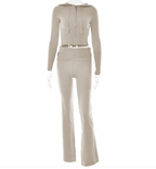 ChicComfort High-Waist Hoodie & Pants Set | Streetwear