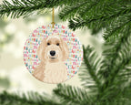 Doodle Fawn #2 Christmas Ceramic Ornament
