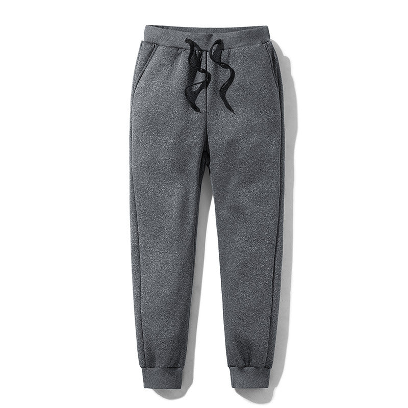 Men's Plus Fleece Padded Warm Cotton Trousers