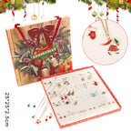 Christmas Countdown Calendar Necklace and Earring Set