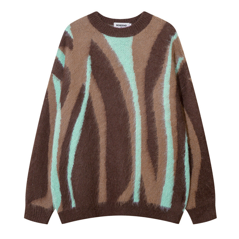 Couple's Furry Sweater in Loose and Lazy Style