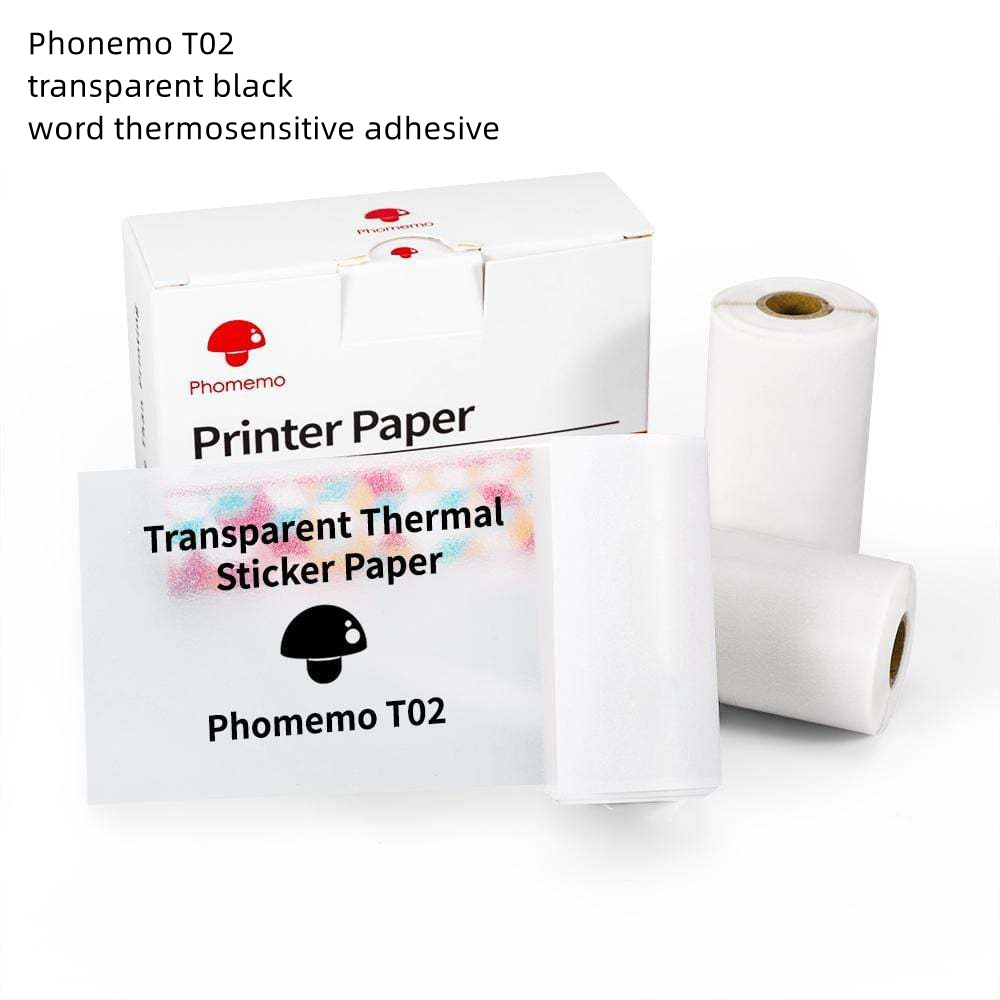 Phomemo Thermal Photo Sticker Paper, 3 Rolls
