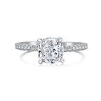 Marquise Cushion Zircon Solitaire Ring