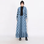 Women's Hollow-out Twisted Tassel Long Denim Cardigan