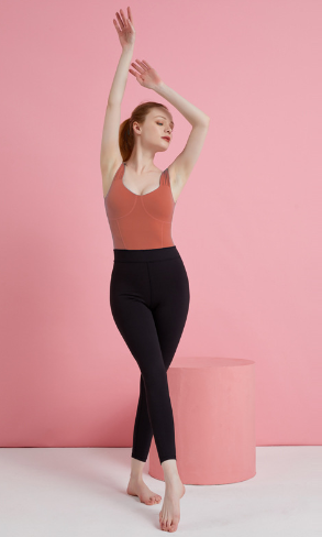 Nude Retro Color Aerial Yoga Bodysuit