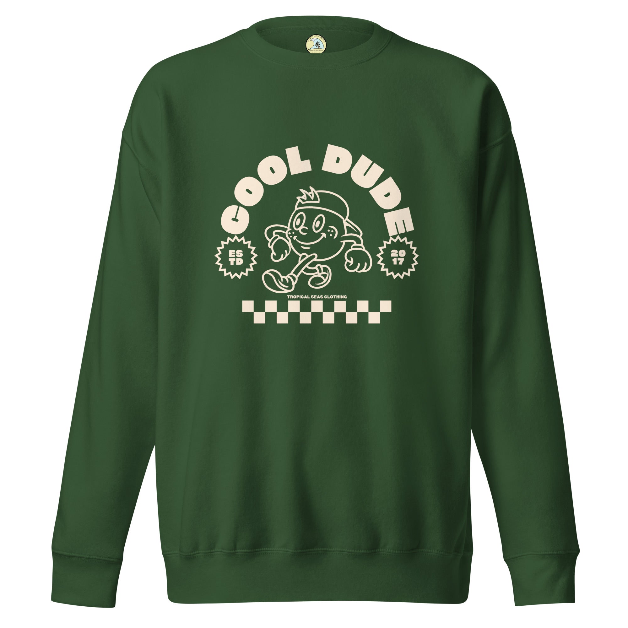 Cool Dude Surfer Premium Sweatshirt | Streetwear