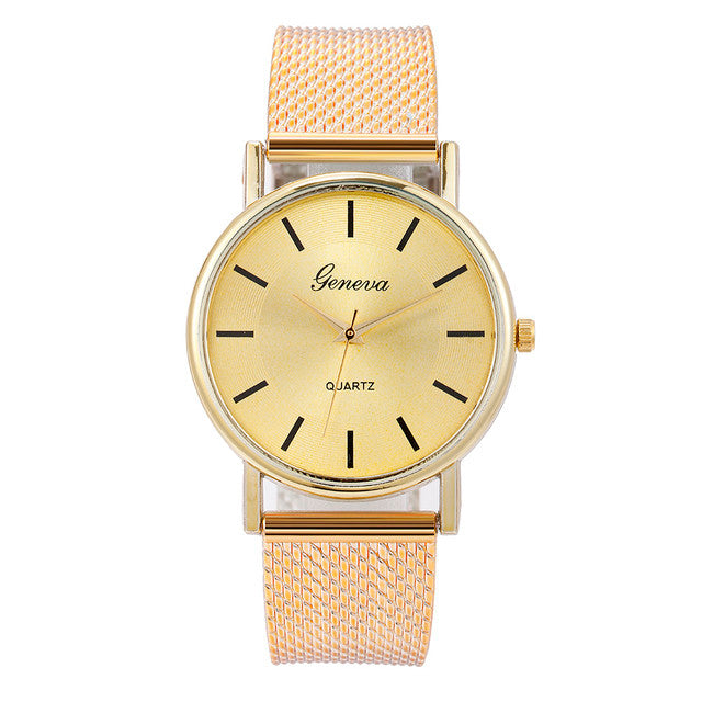 2024 New Women's Casual Quartz Mesh Dress Watch