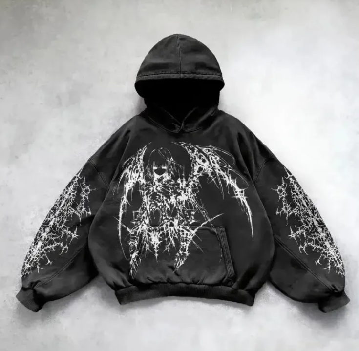Washed Hooded Pullover | Streetwear