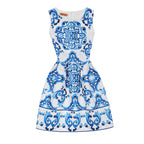 Girls' Summer Dress 2017 - Printed A-Line Style