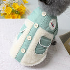 Warm Dog Jacket with Double Pockets and Padding