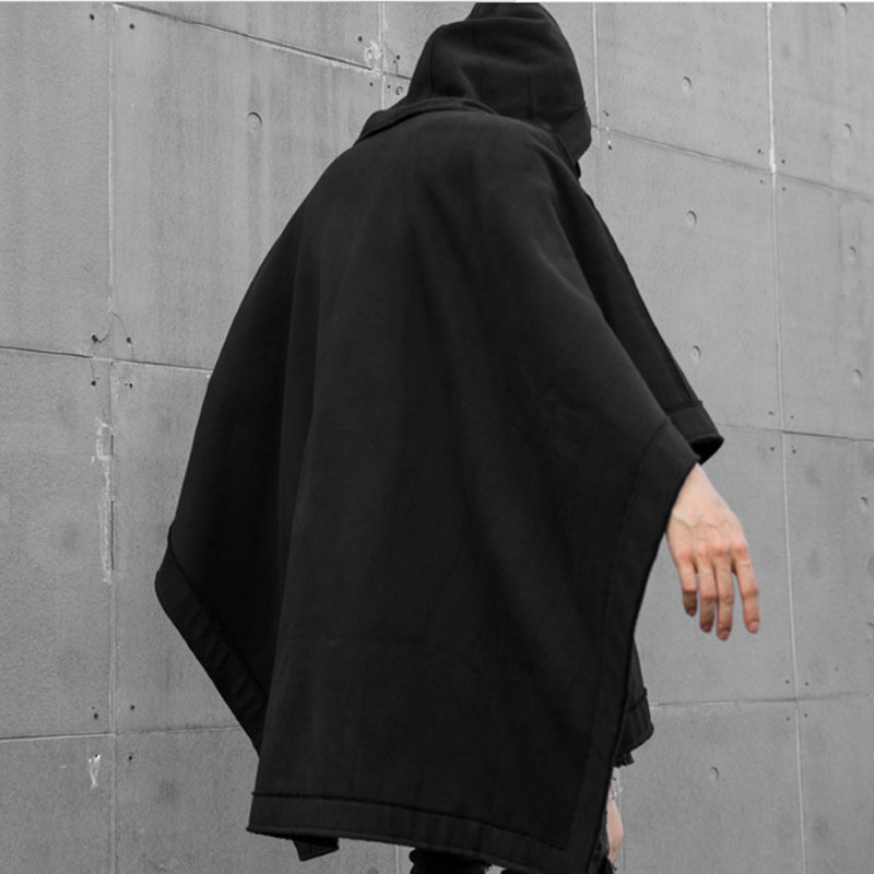 Autumn Winter Men's Loose Batwing Hoodie Coat | Streetwear