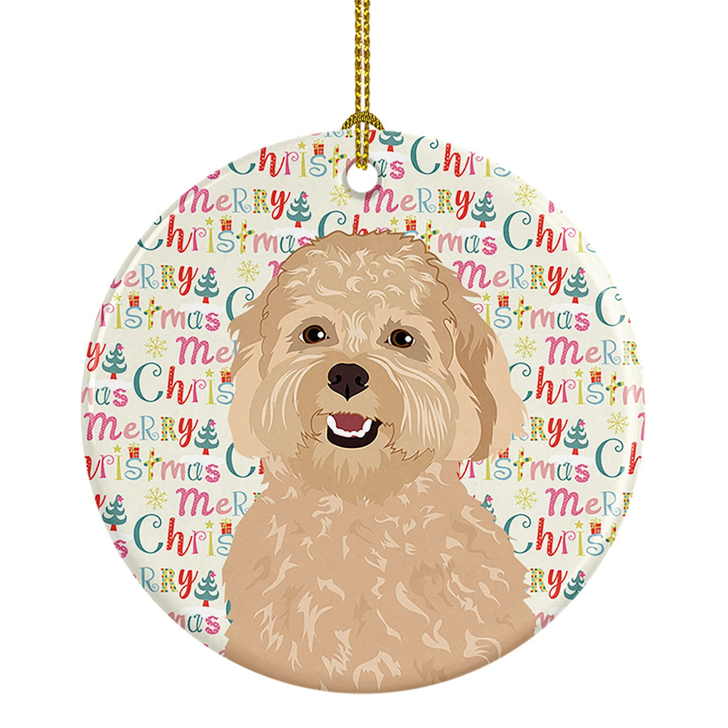 Doodle Fawn #1 Christmas Ceramic Ornament