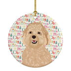 Doodle Fawn #1 Christmas Ceramic Ornament
