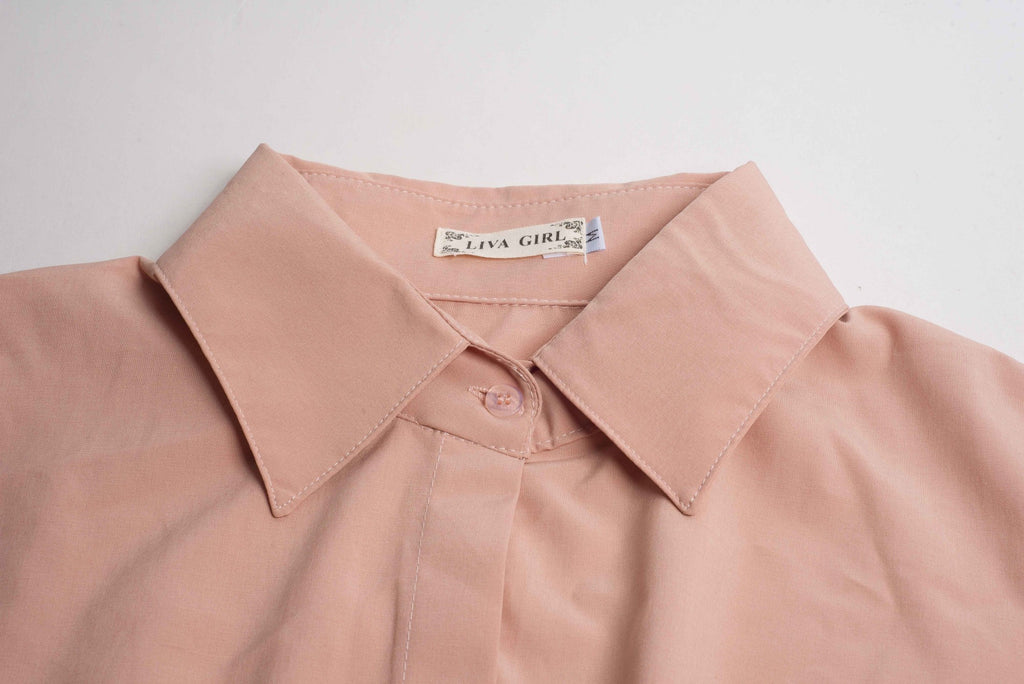 LIVA Chiffon Shirt Dress - Style 1141