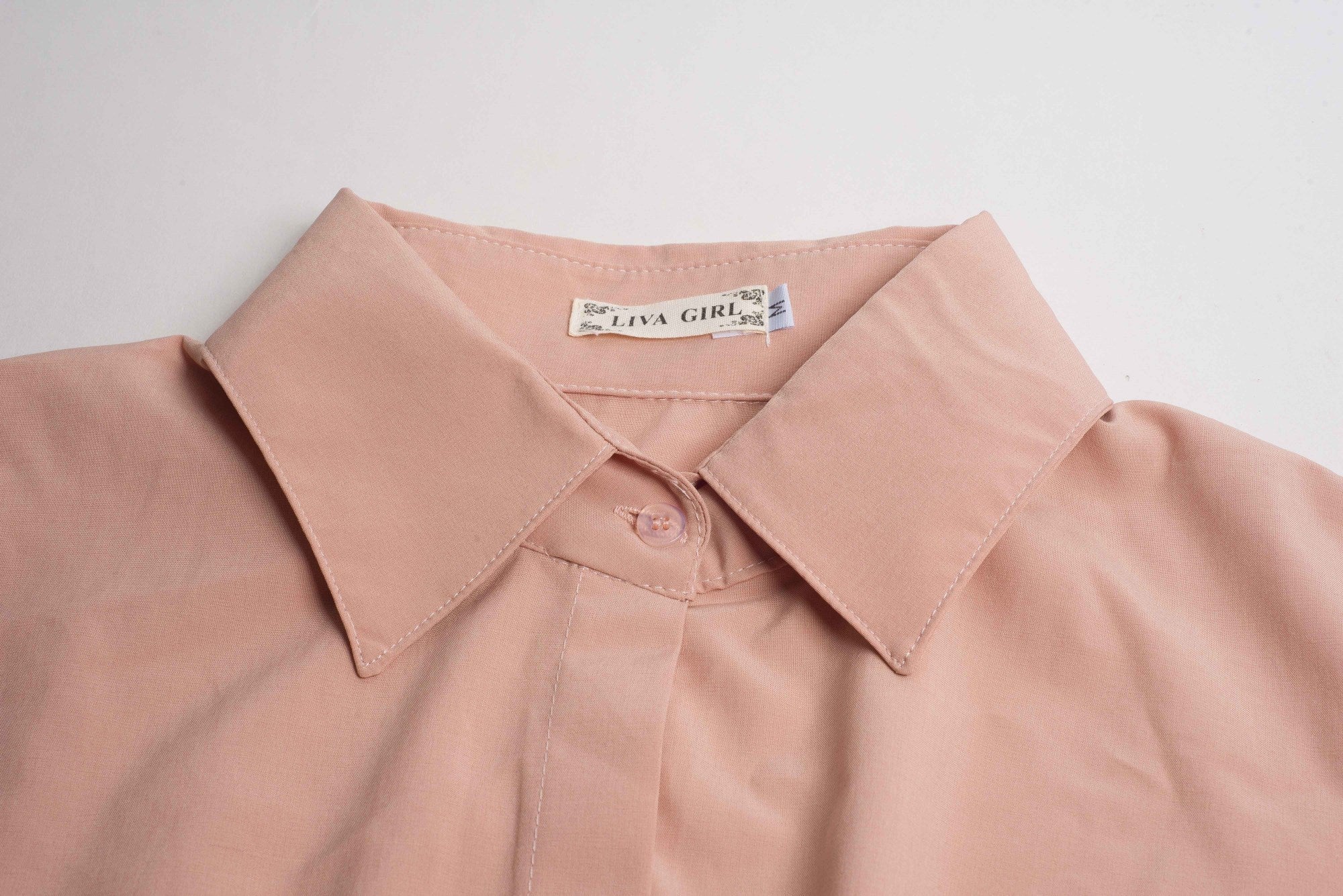 LIVA Chiffon Shirt Dress - Style 1141