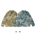 Small Daisy Print Loose-Fit Jacket