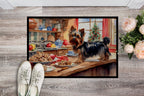 Yorkshire Terrier Yorkie Christmas Cookies Doormat