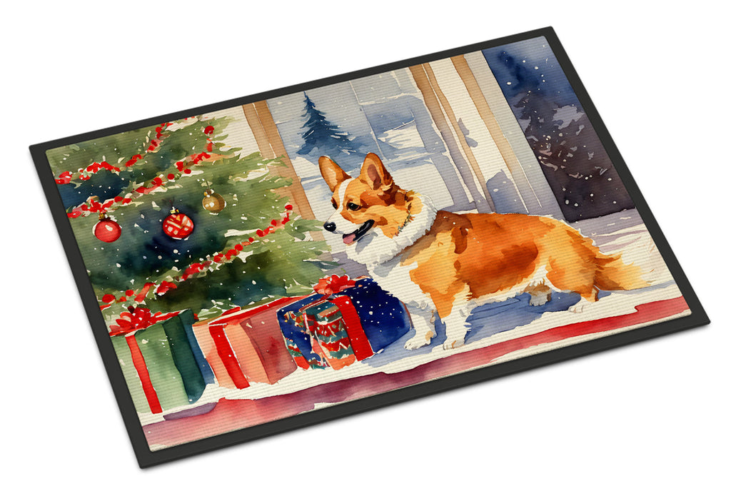 Corgi Cozy Christmas Doormat