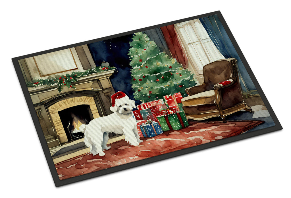 Maltese Cozy Christmas Doormat