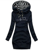 Long Sleeve Hoodie Dress | Streetwear