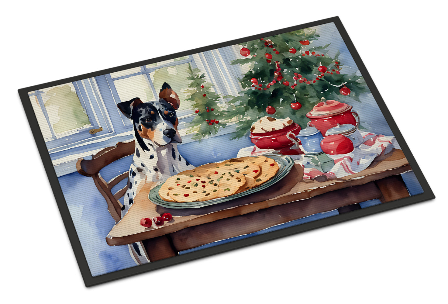 Catahoula Christmas Cookies Doormat