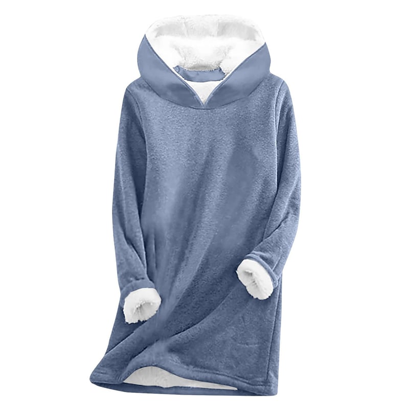 Thick Fleece Long Sleeve Casual Sweatshirt | Streetwear