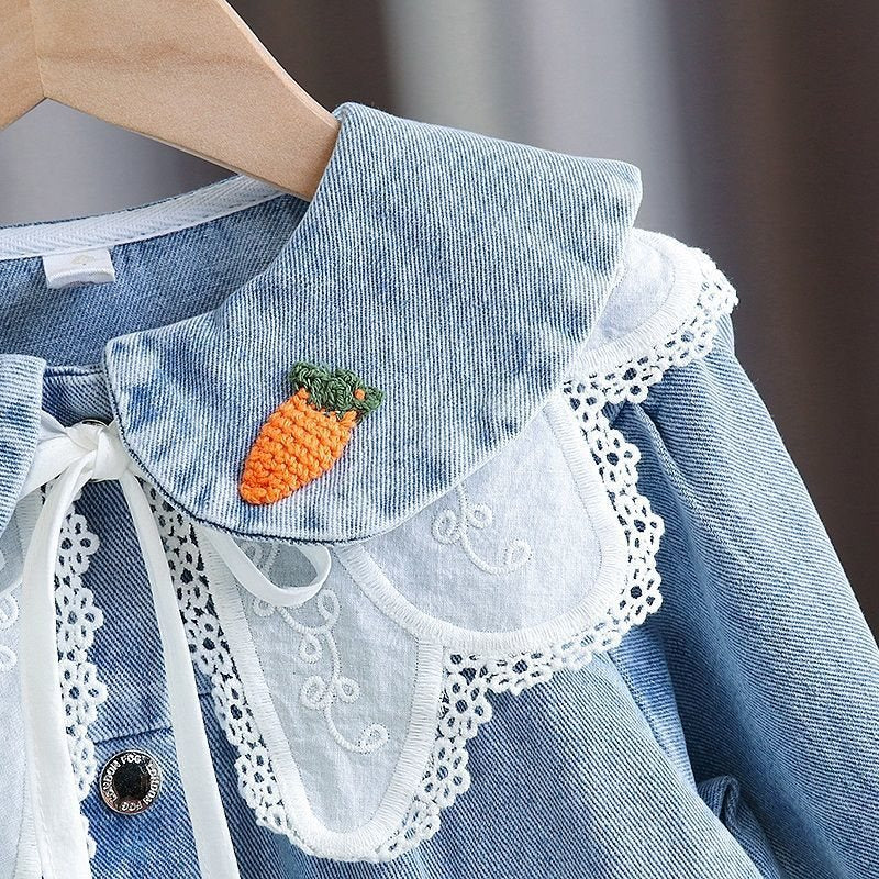 Angélica Denim Jacket for Kids (One Piece)