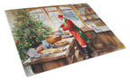 Cookies with Santa Claus Weihnachtsmann Glass Cutting Board
