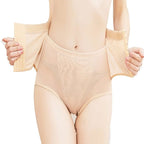 Mid-Waist Mesh Seamless Corset Body Sculpting Panties