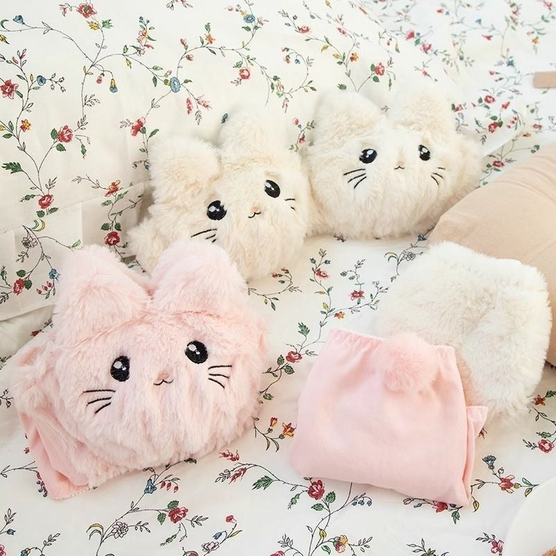 Cute Girls Cotton Wireless Bra Set