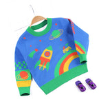 Boys Double Layer Sweater Coat