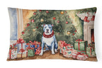 Pit Bull Terrier Christmas Throw Pillow