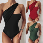 Women's Conservative Sexy Swimsuit with Slimming Design